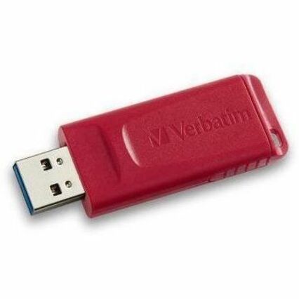 Verbatim Store 'n' Go USB Flash Drive - 32 GB - USB 2.0 Type A - Red - Lifetime Warranty - 1 Each - 96806