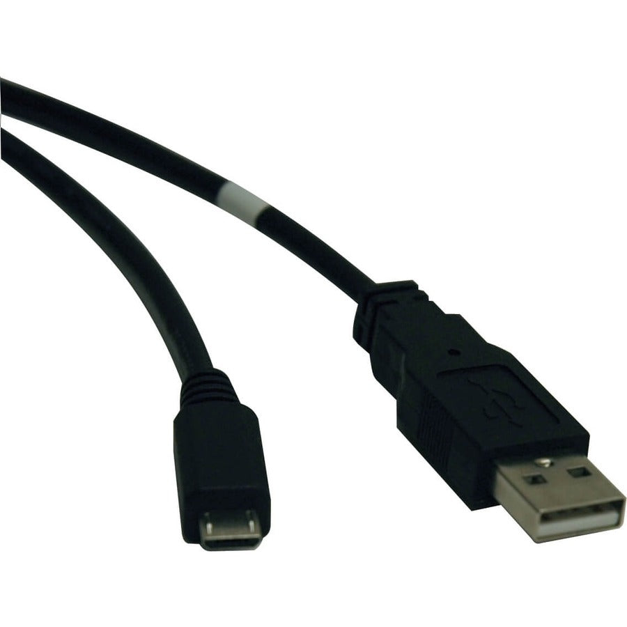 Tripp Lite 6ft USB 2.0 Hi-Speed Active Device Cable A to Micro-B M/M 6' - Type A Male USB - Micro Type B Male USB - 6ft - Black - U050-006