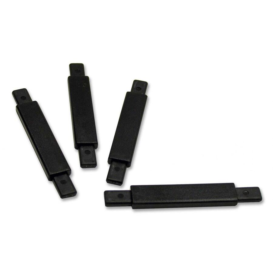 Filemode Document Tray Post - Desktop - Stackable - Black - Leather - 00922