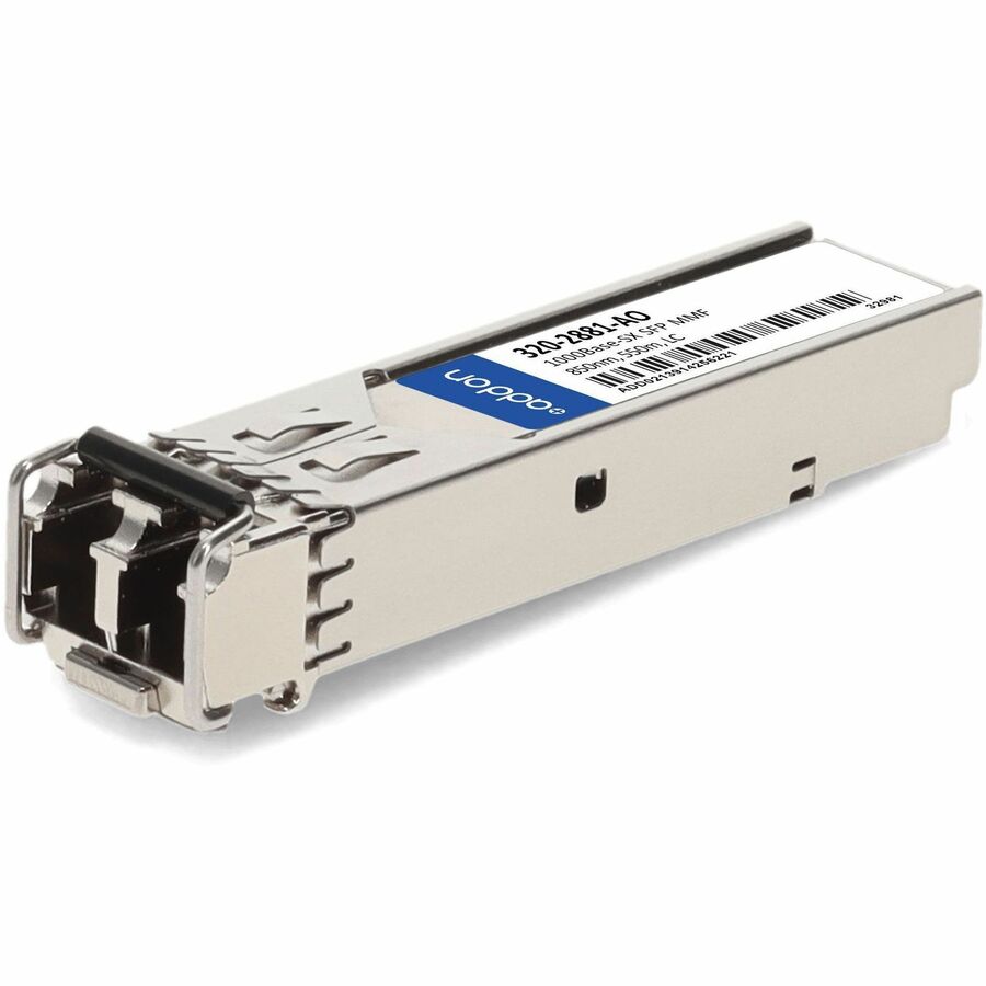 AddOn Dell 320-2881 Compatible TAA Compliant 1000Base-SX SFP Transceiver (MMF, 850nm, 550m, LC) - 100% compatible and guaranteed to work - 320-2881-AO
