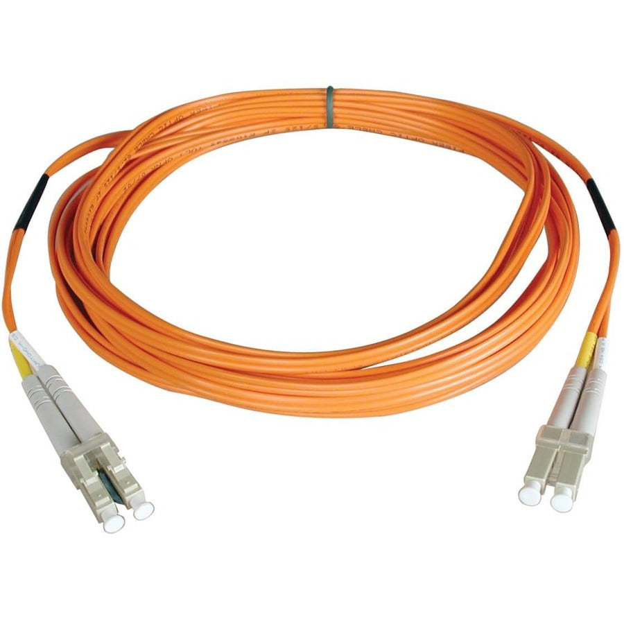 Tripp Lite 30M Duplex Multimode 50/125 Plenum Fiber Optic Patch Cable LC/LC 100' 100ft 30 Meter - 100 ft Fiber Optic Network Cable for Network Device - First End: 2 x LC Network - Male - Second End: 2... - N520-30M-P