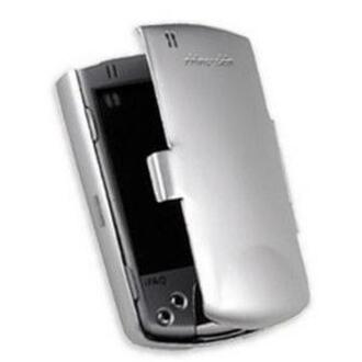 Saunders Hard PDA Case - Book Fold - Belt Clip - Aluminum - Silver - 00411