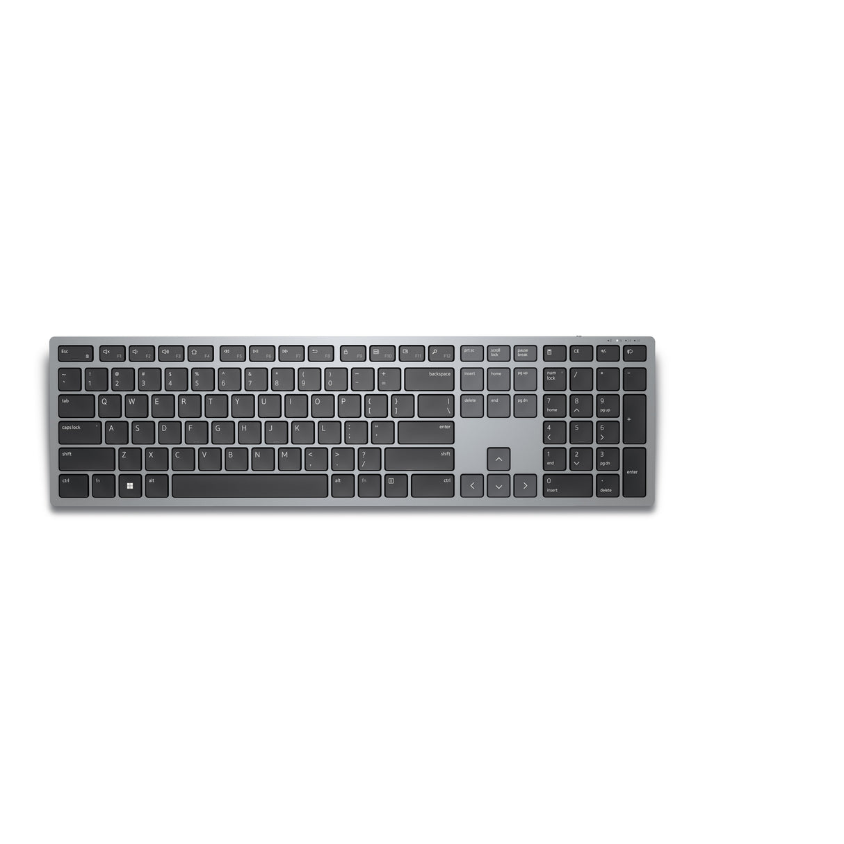 DELL KB700 keyboard Office RF Wireless + Bluetooth English Grey