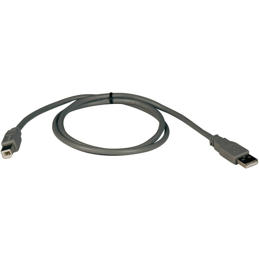 Tripp Lite 3ft USB 2.0 Hi-Speed A/B Device Cable Shielded Male / Male 3' - Type A Male USB - Type B Male USB - 3ft - U021-003