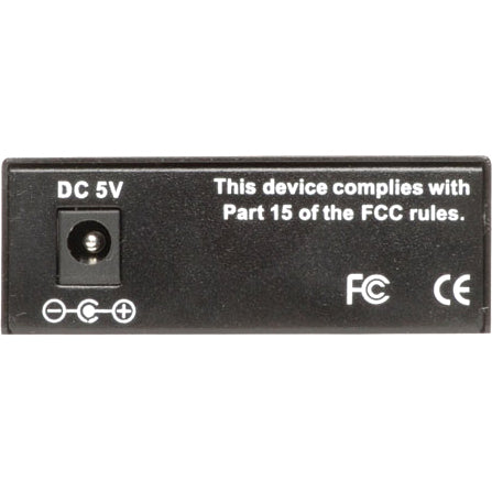 Tripp Lite Fiber Optic 10/100/1000 to 1000BaseLX SC Gigabit Multimode Media Converter 2km 1310nm - 1 x Network (RJ-45) - 1 x SC Ports - 10/100/1000Base-T, 1000Base-FX - External - N785-001-SC