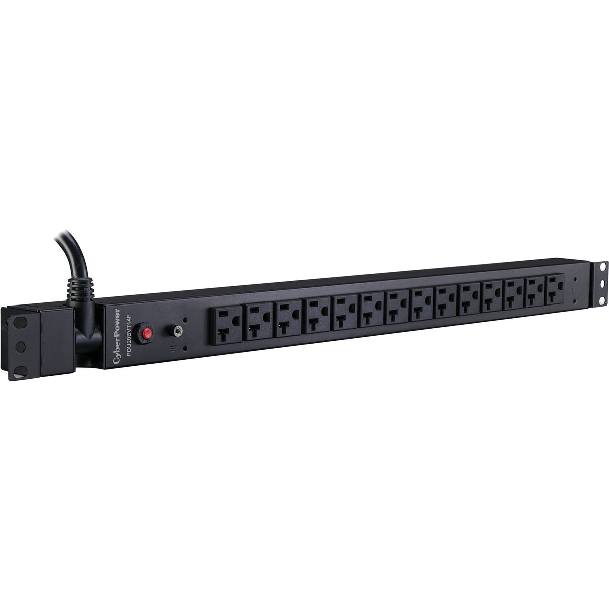 CyberPower PDU20BVT14F 100 - 125 VAC 20A Basic PDU - 14 Outlets, 10 ft, NEMA L5-20P, Vertical, 0U, Lifetime Warranty - PDU20BVT14F