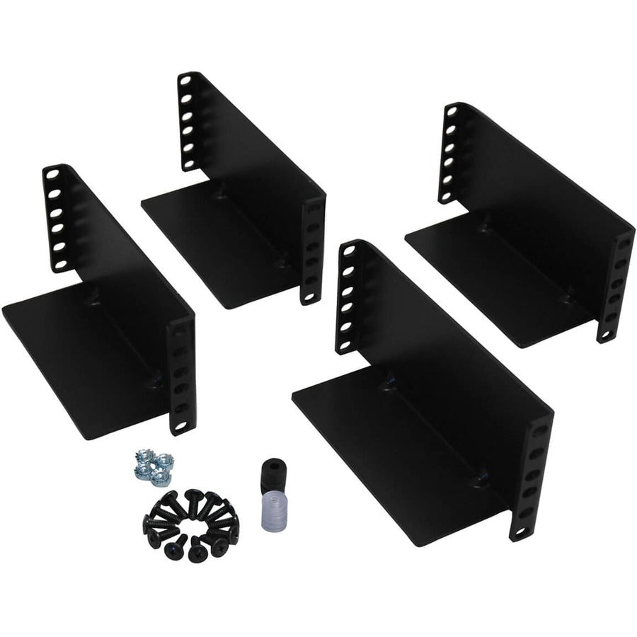 Tripp Lite 2-Post Rackmount Installation Kit for 3U and Larger UPS, Transformer and BatteryPack Components - 3U Wide - Black - 2POSTRMKITHD