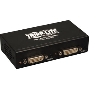 Tripp Lite 2-Port DVI Single Link Video / Audio Splitter / Booster DVIF/2xF - 1920 x 1200 - WUXGA - 1 x 22 x DVI Out - TAA Compliant - B116-002A