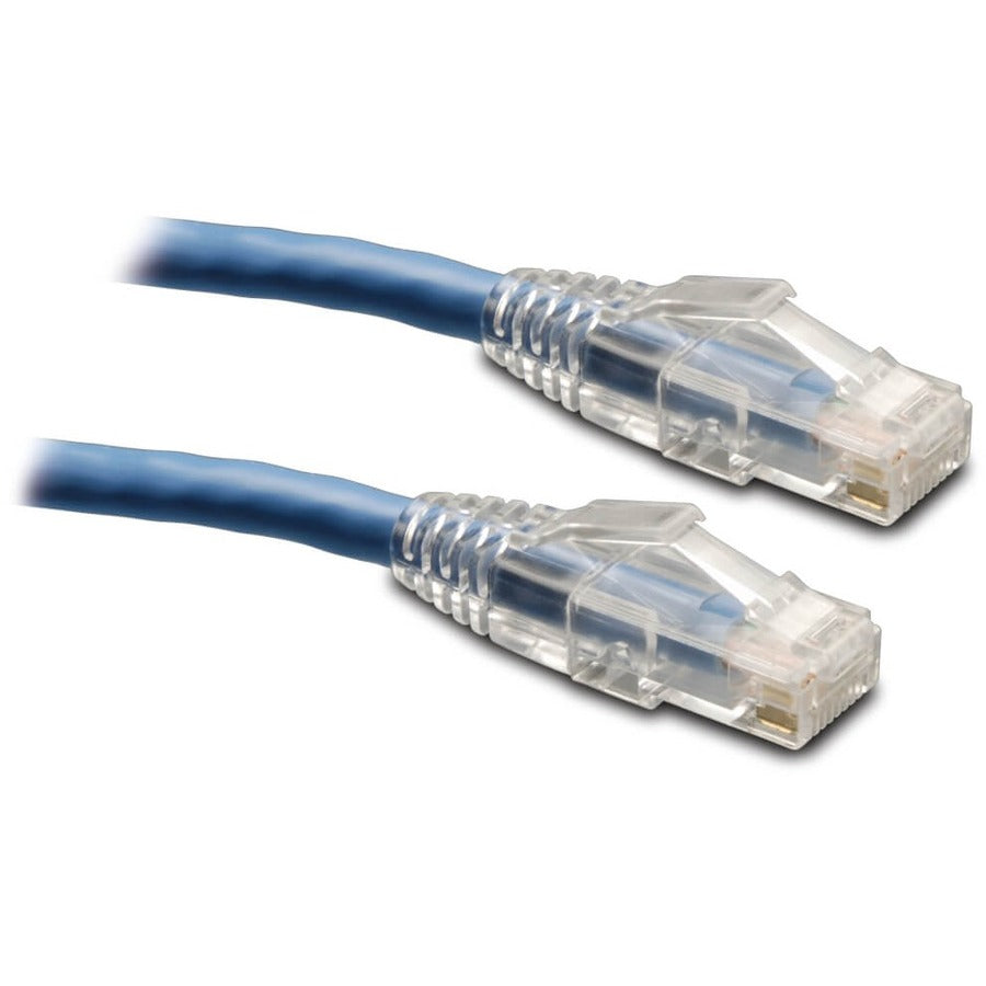 Tripp Lite 100ft Cat6 Gigabit Solid Conductor Snagless Patch Cable RJ45 M/M Blue 100' - Category 6 - 100ft - 1 x RJ-45 Male Network - 1 x RJ-45 Male Network - Blue - N202-100-BL