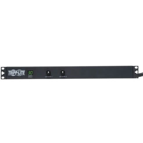 Tripp Lite PDU Metered 120V 30A 5-15/20R 12 Outlet L5-30P 1U RM - 1UHorizontal Rackmount, Vertical Rackmount - PDUMH30