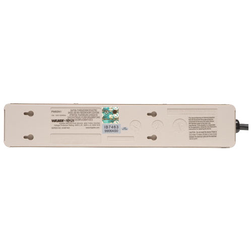 Tripp Lite 6-Outlet Commercial-Grade Surge Protector, 6 ft. (1.83 m) Cord, 900 Joules, 12.5-in. length - Receptacles: 6 x NEMA 5-15R - 900J - PM6SN1