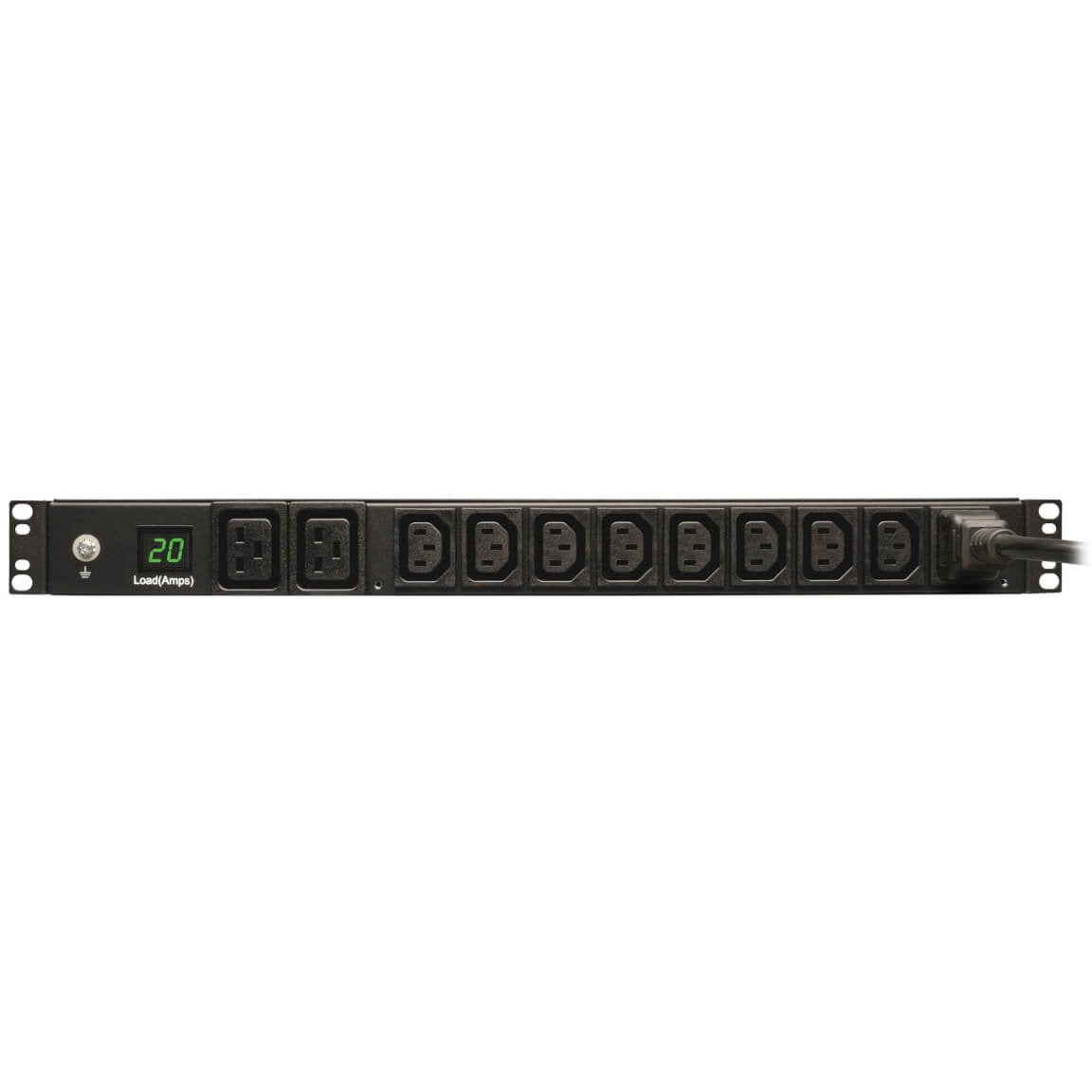Tripp Lite PDU Metered 200V - 240V 20A 8 C13; 2 C19 C20 Horizontal 1URM - 1UHorizontal Rackmount - PDUMH20HV