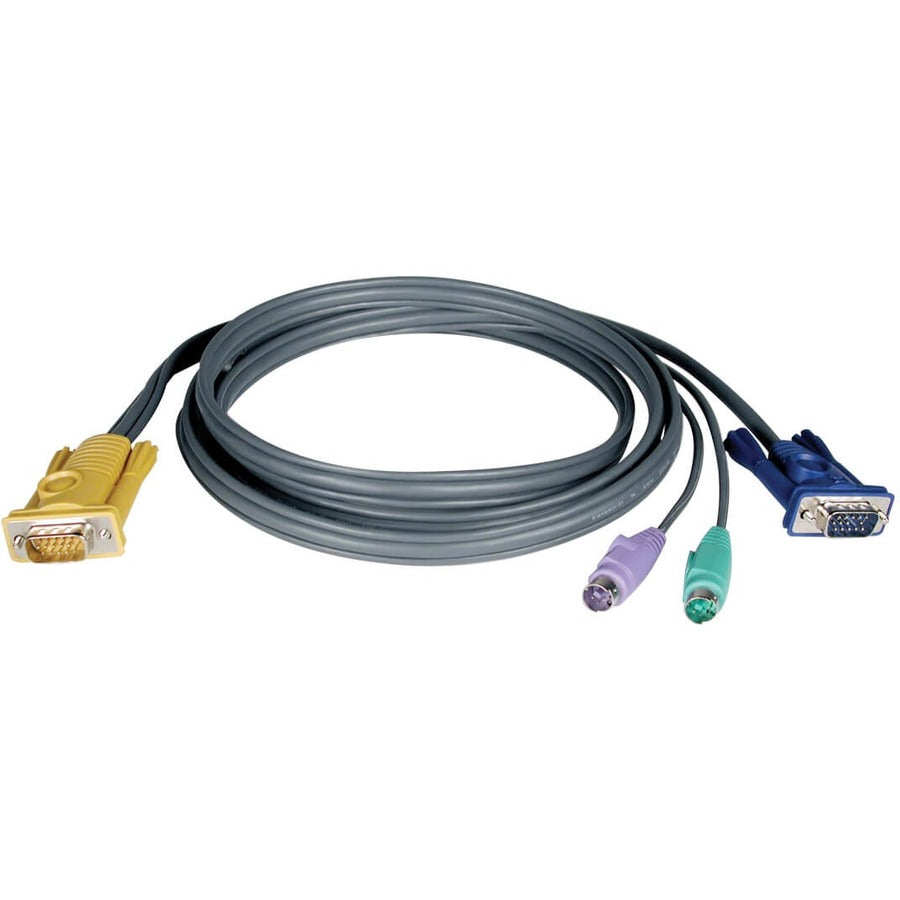 Tripp Lite 15ft PS/2 Cable Kit for KVM Switch 3-in-1 B020 / B022 Series KVMs - 15ft - P774-015