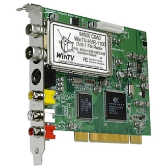 Hauppauge WinTV-HVR-1100 Hybrid TV Tuner - Functions: TV Tuning, Digital TV Receiver, FM Tuning, Video Recording - PCI - S-Video - Audio Line In - 01103
