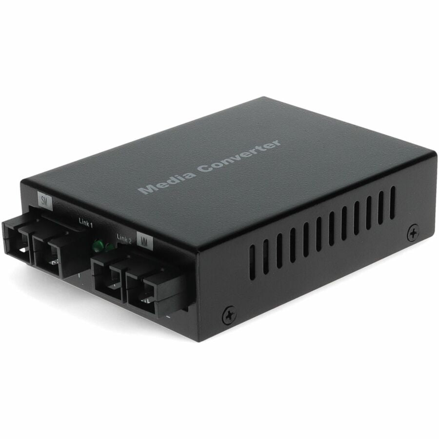 AddOn 1000Base-SX(SC) to 1000Base-LX(SC) MMF/SMF 850nm/1310nm 550m/20km Media Converter - 100% compatible and guaranteed to work - ADD-GMC-MMSM-2SC