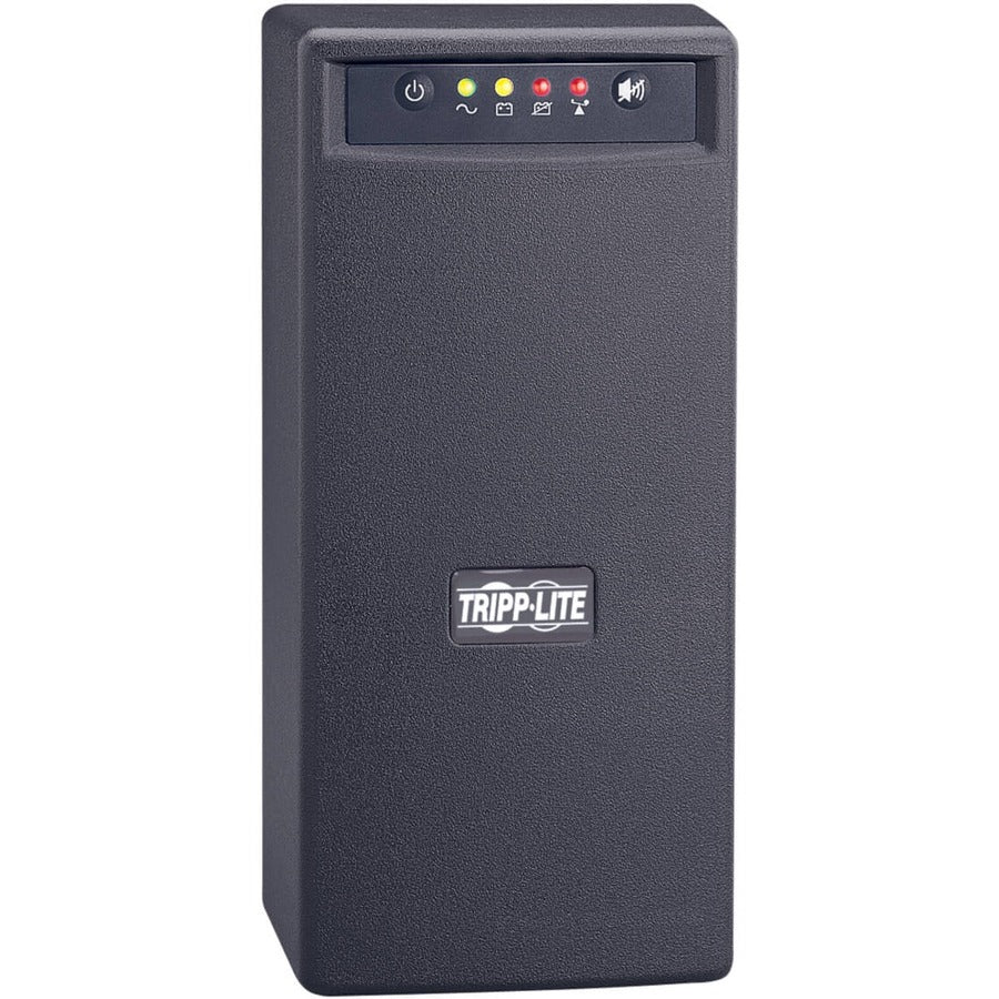 Tripp Lite UPS 800VA 475W Battery Back Up Tower AVR 120V USB RJ11 RJ45 - Tower - 4 Hour Recharge - 3.50 Minute Stand-by - 110 V AC Input - 120 V AC Output - 6 x NEMA 5-15R, 1 x NEMA 5-15R - OMNIVS800