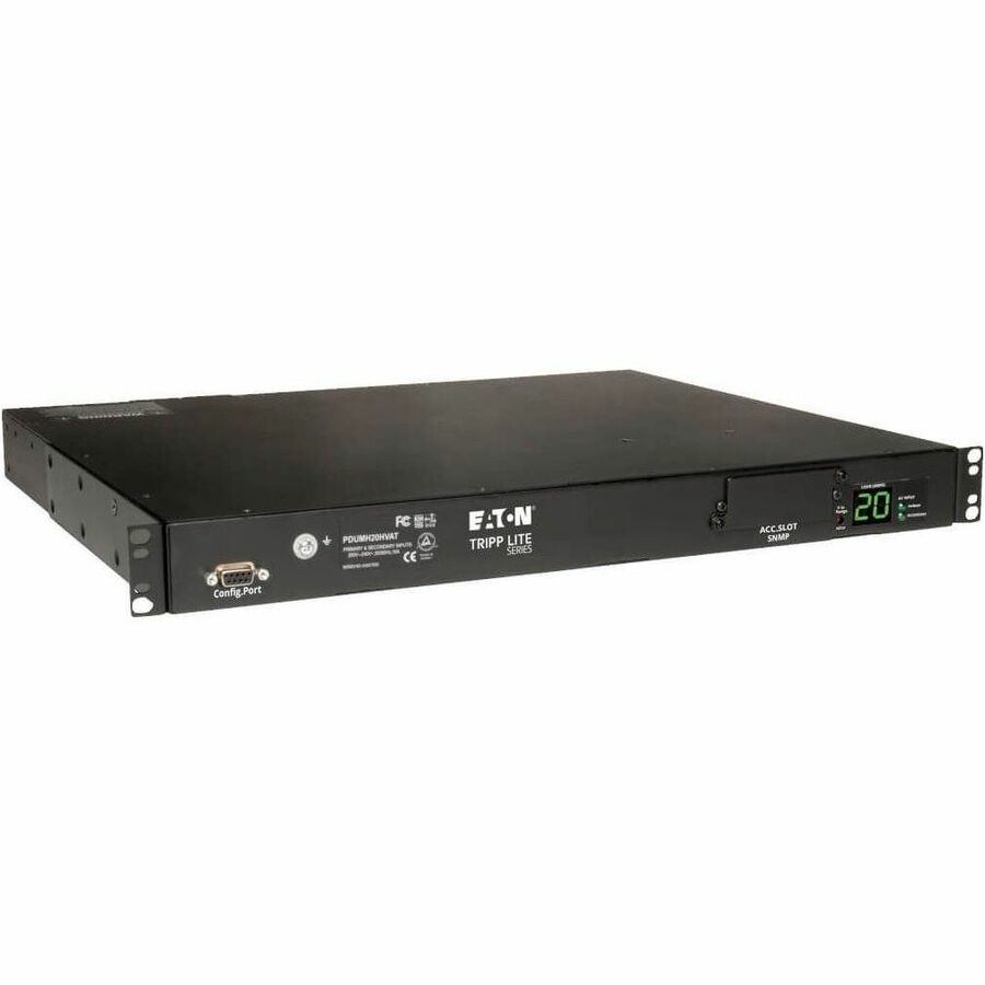 Tripp Lite PDU Metered ATS 200-240V 16/20A 8 C13; 2 C19; 2 C20 1URM TAA Compliant - 2 x IEC 60320 C19, 8 x IEC 60320 C13 - 200 V AC - PDUMH20HVAT
