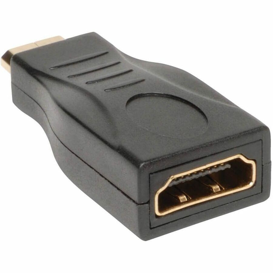 Tripp Lite HDMI to Mini HDMI Adapter Converter Compact Full 1080p F/M Black - 1 x HDMI Female Digital Audio/Video - 1 x HDMI (Mini Type C) Male Digital Audio/Video - Gold Plated Connector - Black - P142-000-MINI