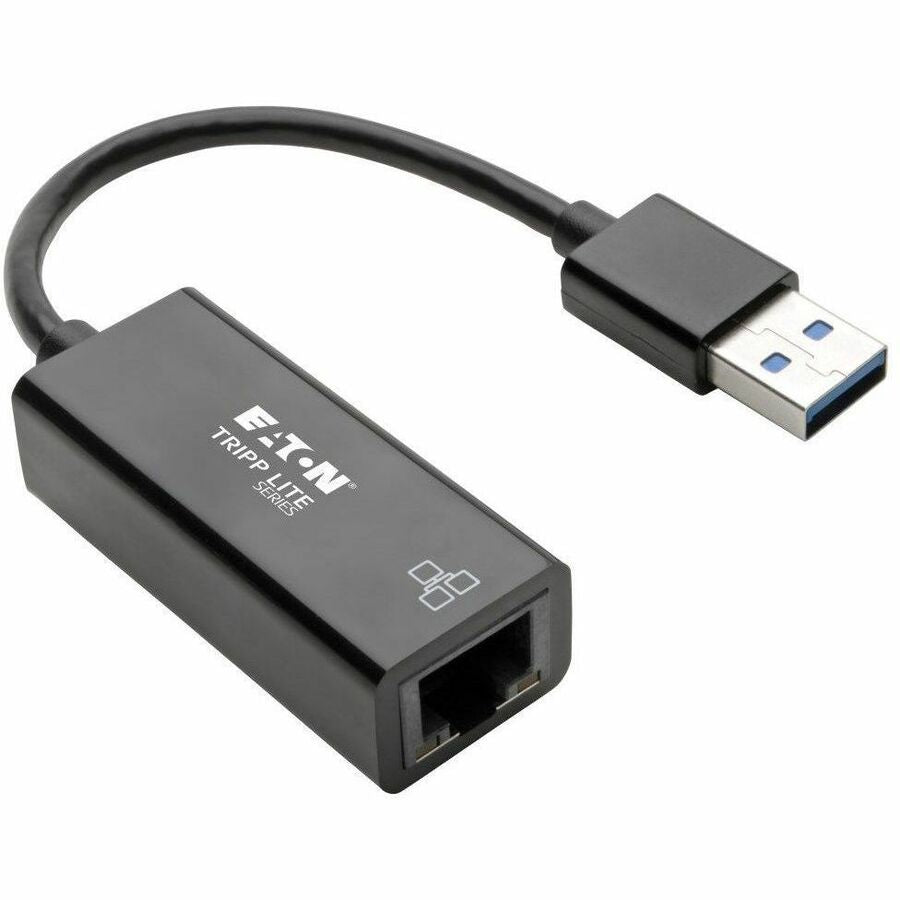 Tripp Lite USB 3.0 SuperSpeed to Gigabit Ethernet Adapter RJ45 10/100/1000 Mbps - 10/100/1000 Mbps - U336-000-R