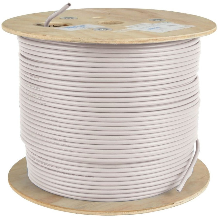 Tripp Lite 1000ft Cat5 / Cat5e Bulk Cable Solid CMR PVC 350MHz White 1000' - 1000 ft Category 5e Network Cable for Network Device - First End: Bare Wire - Second End: Bare Wire - 1 Gbit/s - CMR - 24 A... - N022-01K-WH