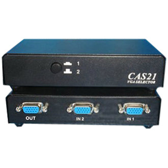 4XEM 2 Port VGA Switch - 1600 x 1280 - SVGA - 2 x 2 - Computer, Display, Projector1 x VGA Out - 4XVGASL2504