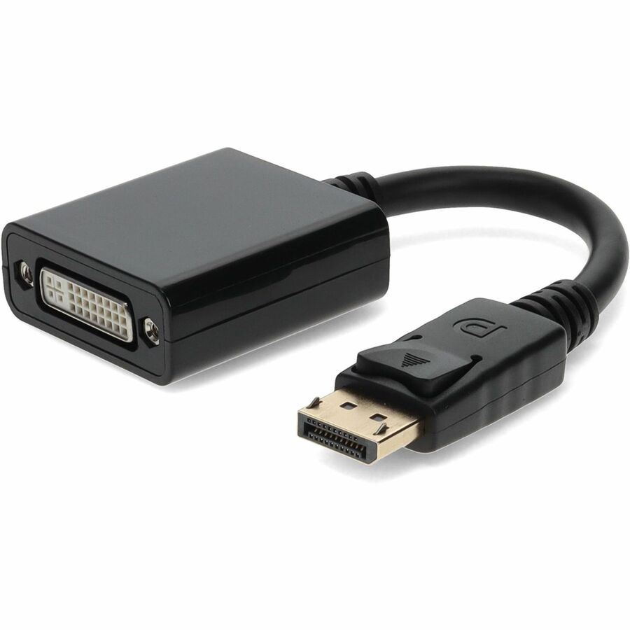 DisplayPort 1.2 Male to DVI-I (29 pin) Female Black Adapter Which Requires DP++ For Resolution Up to 2560x1600 (WQXGA) - 100% compatible and guaranteed to work - DISPLAYPORT2DVI