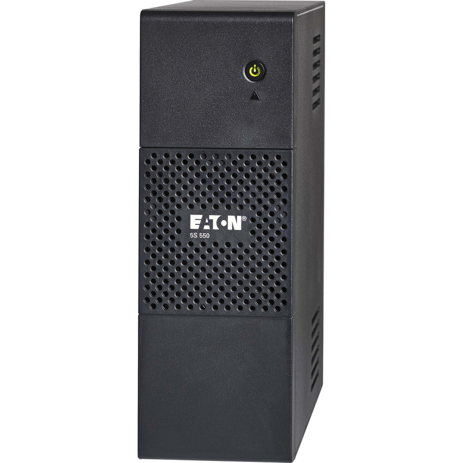 Eaton 5S UPS 550 VA 330 Watt 120V Line-Interactive Battery Backup Tower USB - Tower - 1 Minute Stand-by - 110 V AC Input - 115 V AC Output - 8 x NEMA 5-15R - 5S550
