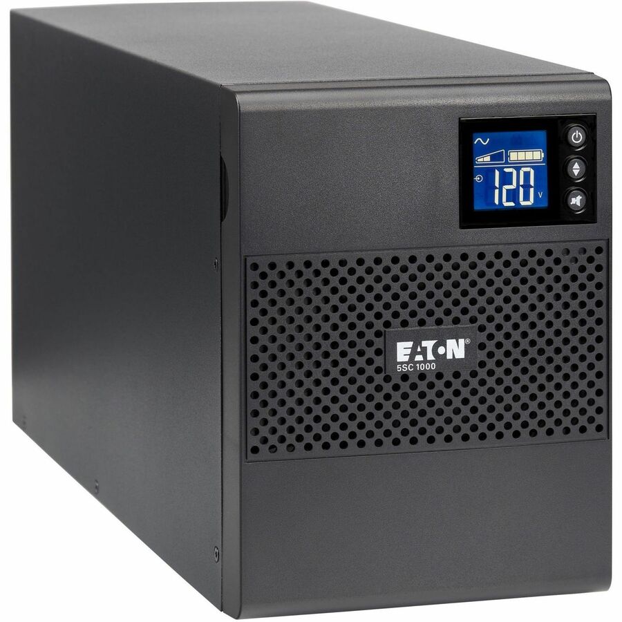 Eaton 5SC UPS 1000 VA 700 Watt 120V Line-Interactive Battery Backup Tower USB - Tower - 5 Minute Stand-by - 110 V AC Input - 8 x NEMA 5-15R - 5SC1000