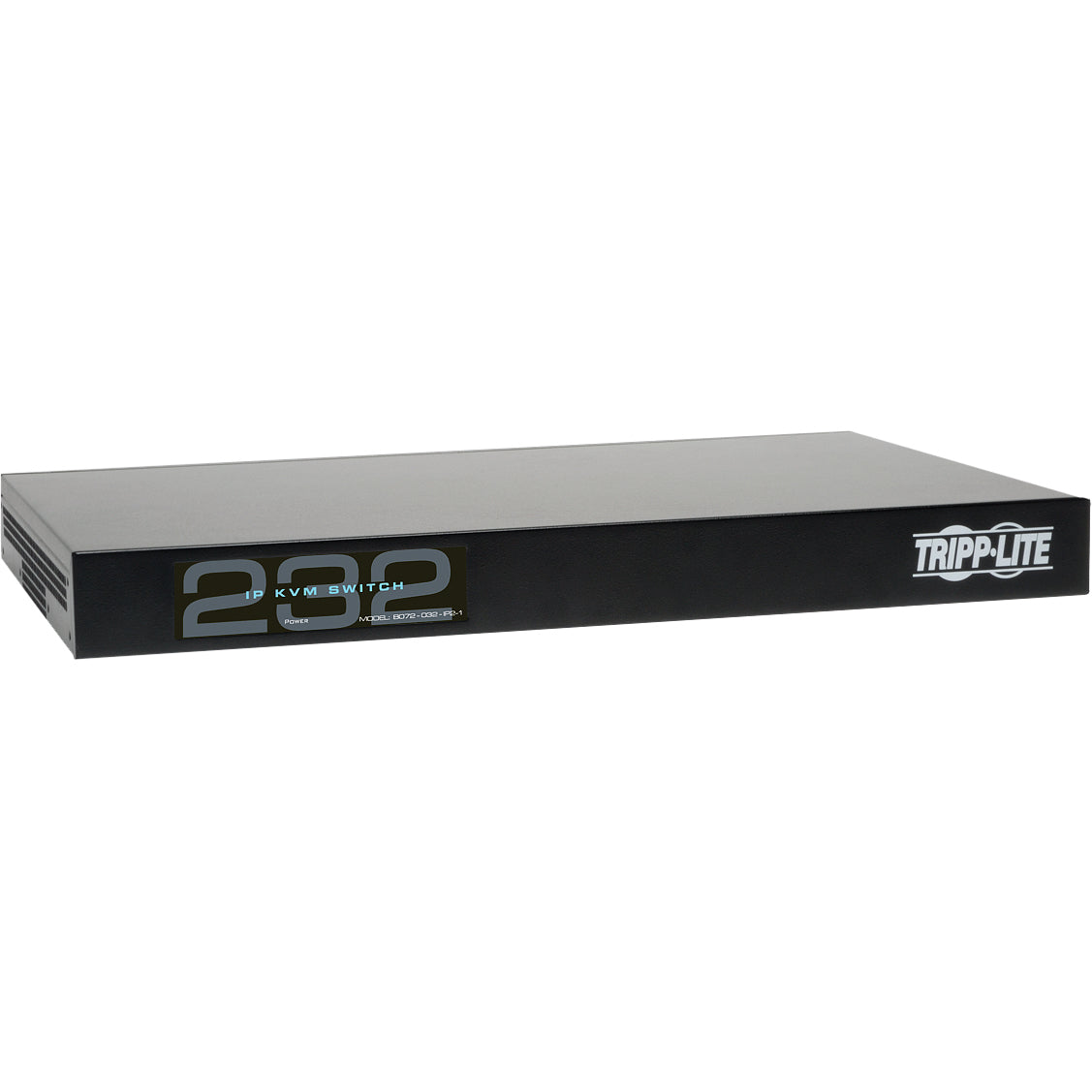 Tripp Lite 32-Port Cat5 IP KVM Switch 1 Local 2 Remote User 1URM Rackmount - 32 Computer(s) - 1 Local User(s) - 2 Remote User(s) - 1920 x 1080 - 36 x Network (RJ-45) - 2 x USB1 x VGA - Rack-mountable ... - B072-032-IP2