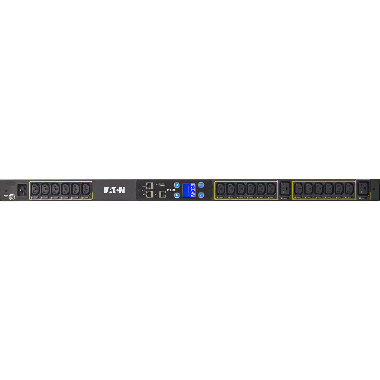 Eaton Metered Input Rack PDU 3.84 kW max 100-240V 16A 0U Single-Phase PDU - IEC 60320 C20 - 18 x IEC 60320 C13, 2 x IEC 60320 C19 - 120 V AC, 230 V AC - 3840 W - Network (RJ-45) - 21U - Rack-mountable - EMI103-10