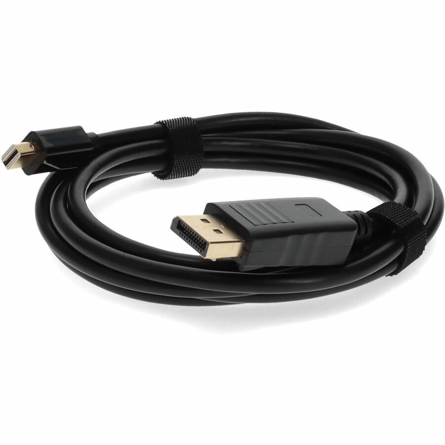 6ft Mini-DisplayPort 1.1 Male to DisplayPort 1.2 Male Black Cable For Resolution Up to 3840x2160 (4K UHD) - 100% compatible and guaranteed to work - MINIDP2DPMM6