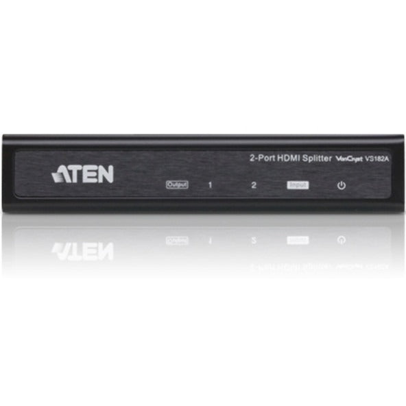 ATEN 2-Port HDMI Splitter - 1 x HDMI In - 2 x HDMI Out - VS182A