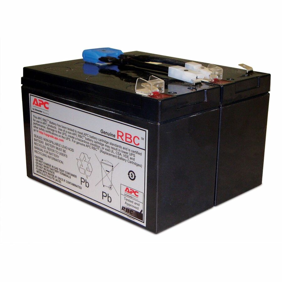 APC by Schneider Electric Replacement Battery Cartridge #142 - 24 V DC - Lead Acid - 3 Year Minimum Battery Life - 5 Year Maximum Battery Life - APCRBC142