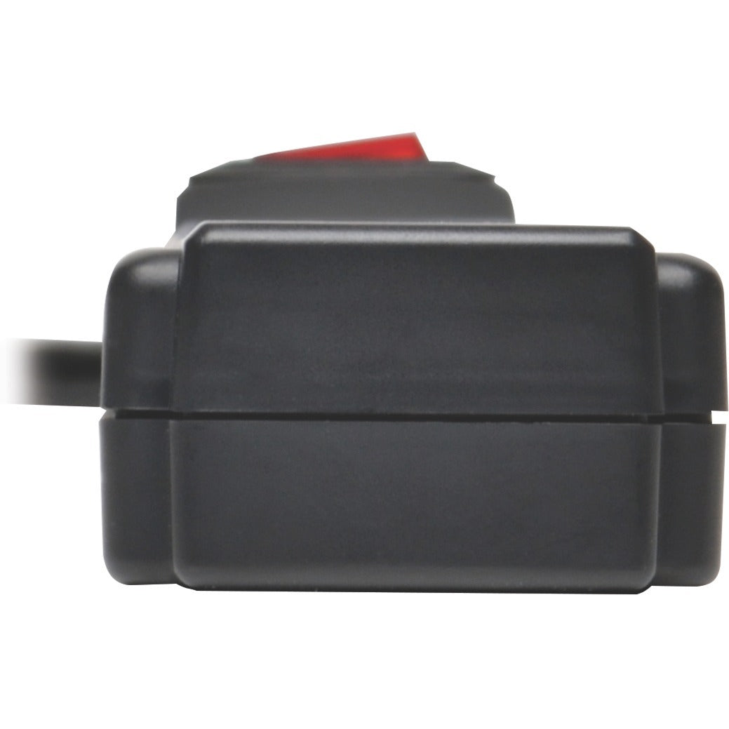 Tripp Lite Surge Protector Power Strip 120V USB 6 Outlet 6' Cord 990 Joule TAA - 6 x NEMA 5-15R - 1875 VA - 990 J - 120 V AC Input - 5 V DC Output - TAA Compliant - TLP606USBBTAA