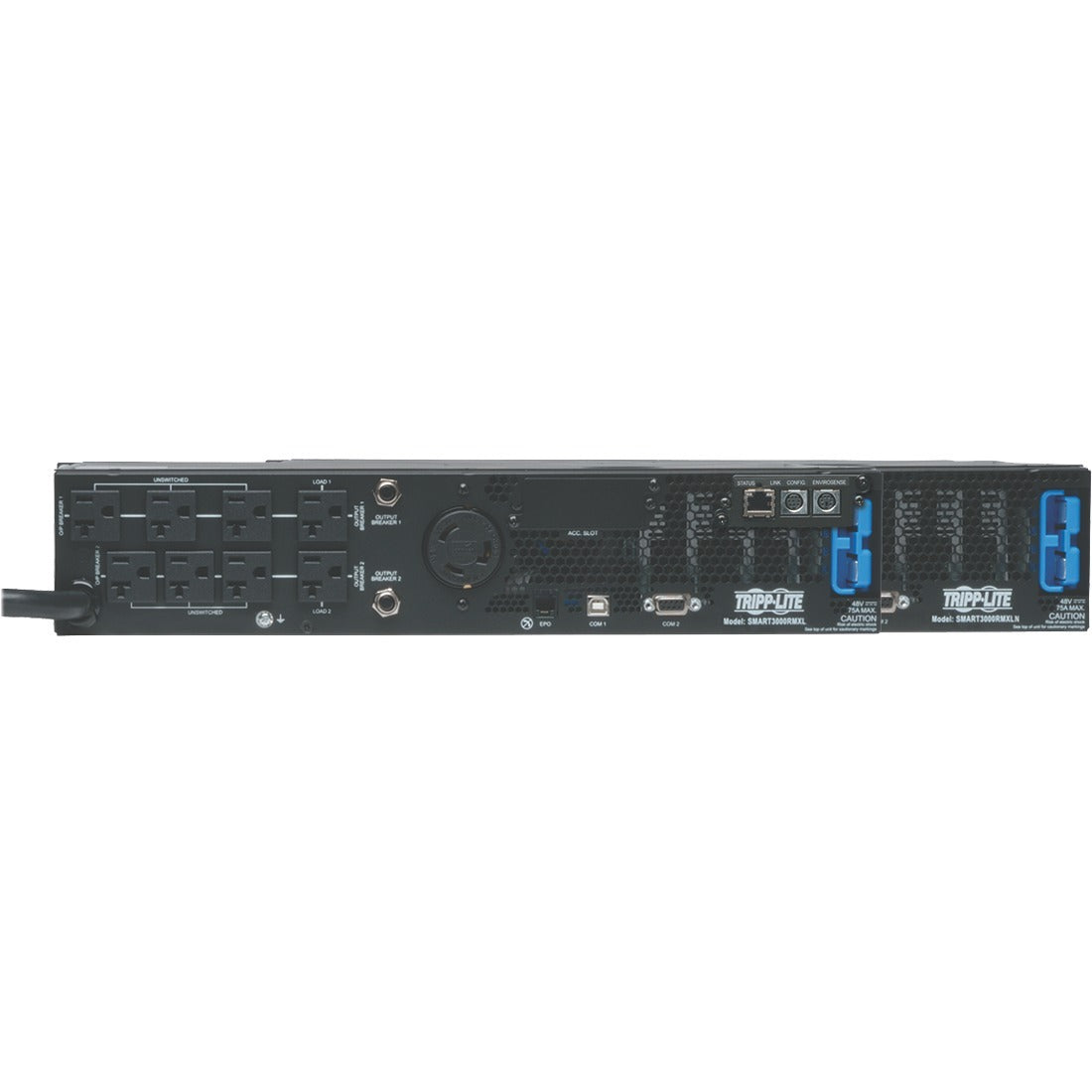 Tripp Lite UPS Smart 3000VA 2880W Rackmount AVR 120V Preinstalled SNMPWEBCARD Pure Sine Wave USB DB9 2URM TAA - 2U Rack-mountable, Rack/Tower - 5 Hour Recharge - 3 Minute Stand-by - 120 V AC Input - 1... - SM3000RMXLNTAA