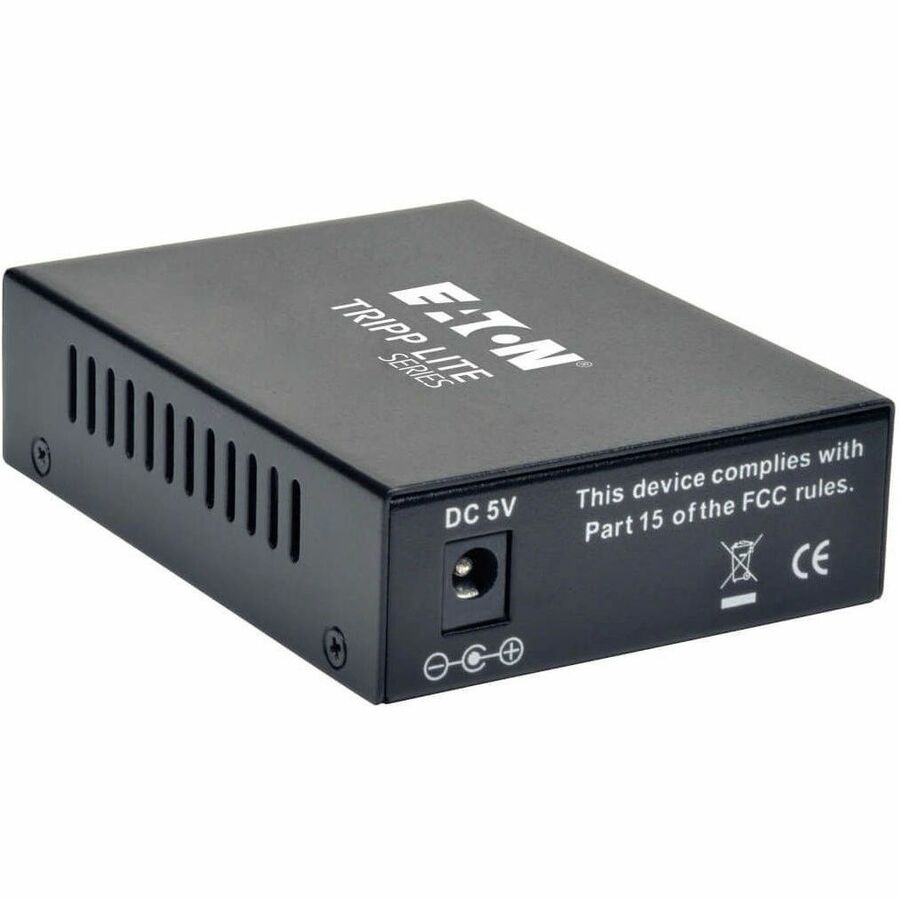 Tripp Lite LC Multimode Fiber Media Converter Gigabit RJ45 10/100/1000 550M 850nm - 1 x Network (RJ-45) - 10/100/1000Base-T, 1000Base-SX - Desktop - N785-001-LC-MM