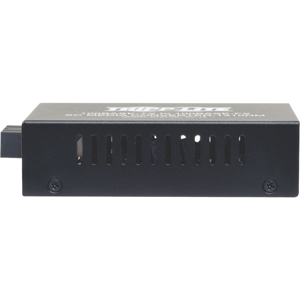 Tripp Lite 10/100 UTP to Singlemode Fiber Media Converter RJ45 / SC 15km 1310nm - 1 x Network (RJ-45) - 10/100Base-TX, 1000Base-FX - Desktop - N784-001-SC-15