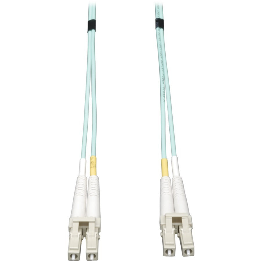 Tripp Lite 4M 10Gb Duplex Multimode 50/125 OM3 Fiber Cable LC/LC Aqua 13ft - LC/LC Aqua 13ft - N820-04M