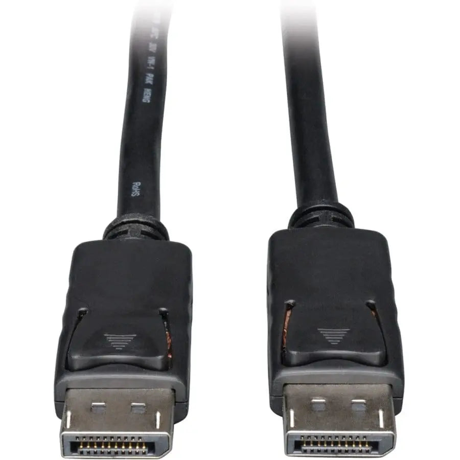 EATON Tripp Lite DisplayPort Monitor Digital Video Audio Cable with Latches 4Kx2K - DisplayPort for Monitor, Audio Device, Home Theater System - 1 ft - 1 x DisplayPort Male Digital Audio/Video - 1 x Display... - P580-001