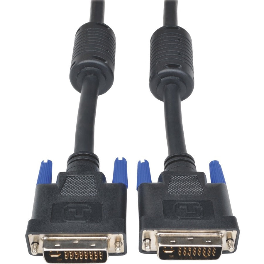 Tripp Lite DVI-I Dual Link Digital Analog Monitor Cable DVI-I M/M 15' 15ft - 15 ft DVI A/V Cable for Audio/Video Device, Monitor, Projector - First End: 1 x DVI-I (Dual-Link) Digital Video - Male - Se... - P560-015-DLI