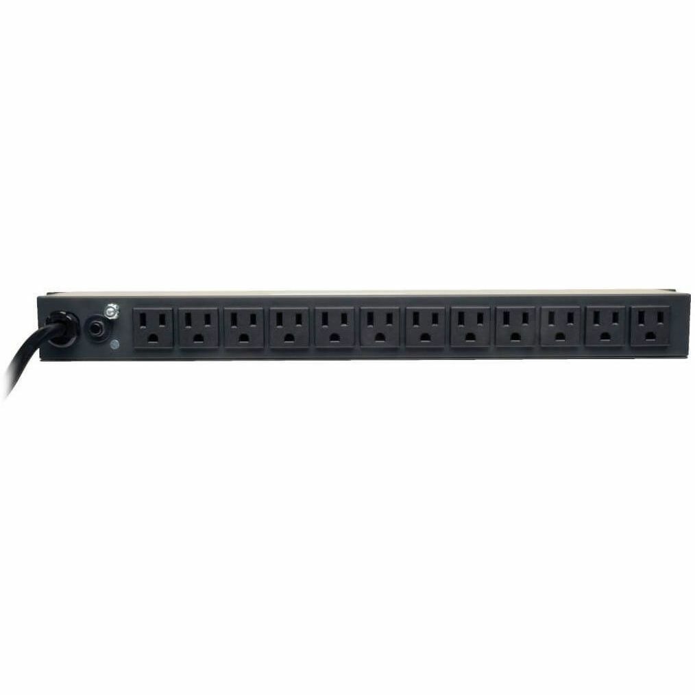 Tripp Lite PDU Metered 120V 15A 5-15R 13 Outlet 5-15P Horizontal 1URM - NEMA 5-15P - 13 x NEMA 5-15R - PDUMH15-RA