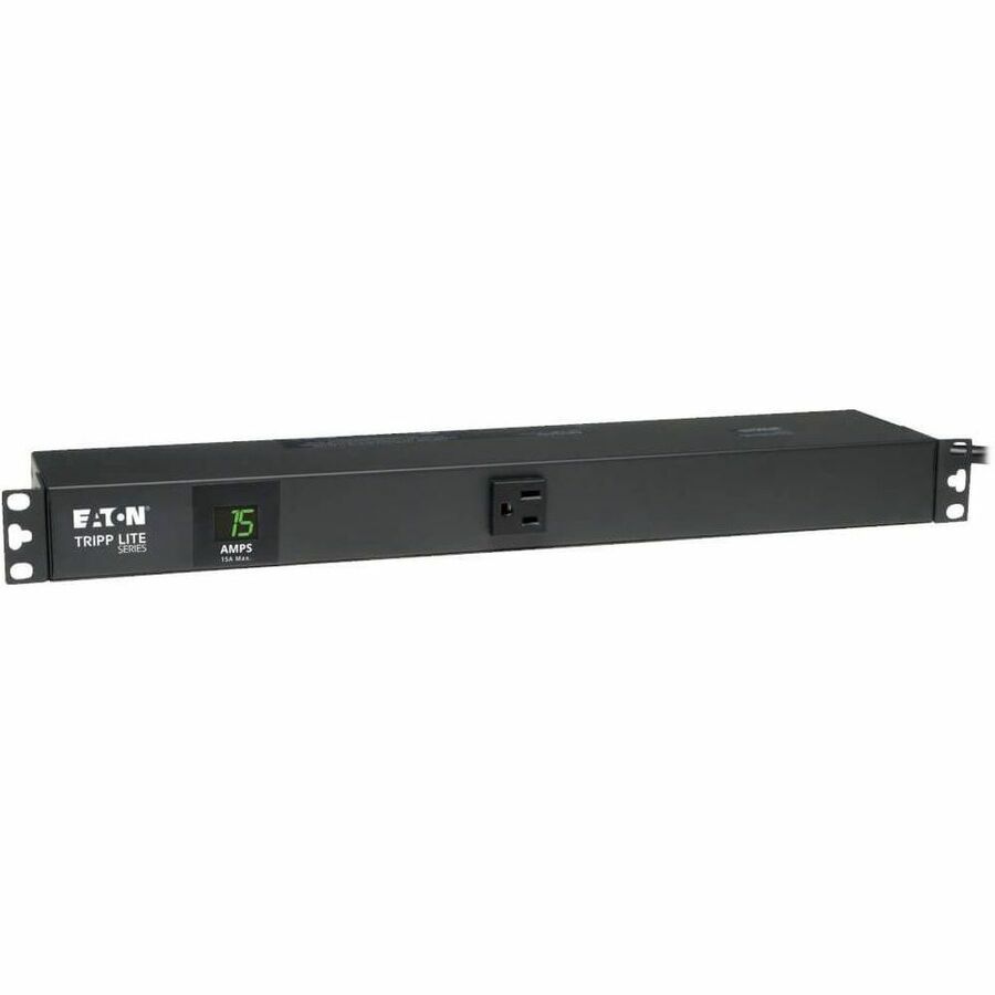 Tripp Lite PDU Metered 120V 15A 5-15R 13 Outlet 5-15P Horizontal 1URM 6ft Cord - NEMA 5-15P - 13 x NEMA 5-15R - PDUMH15-6