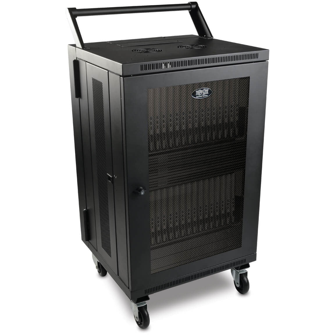 Tripp Lite Charging Sync Station Wall Mount 48-Port USB Tablet iPad Android - Floor, Desktop, Countertop, Wall Mountable - Steel - Black - CS48USB