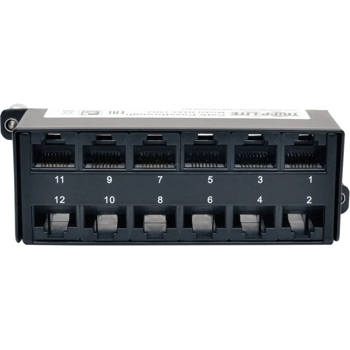 Tripp Lite High Density Cat6A Pass-Through Cassette 12 RJ45 - 24 x RJ-45 - N484-12RJ - eCommerce Business Prime