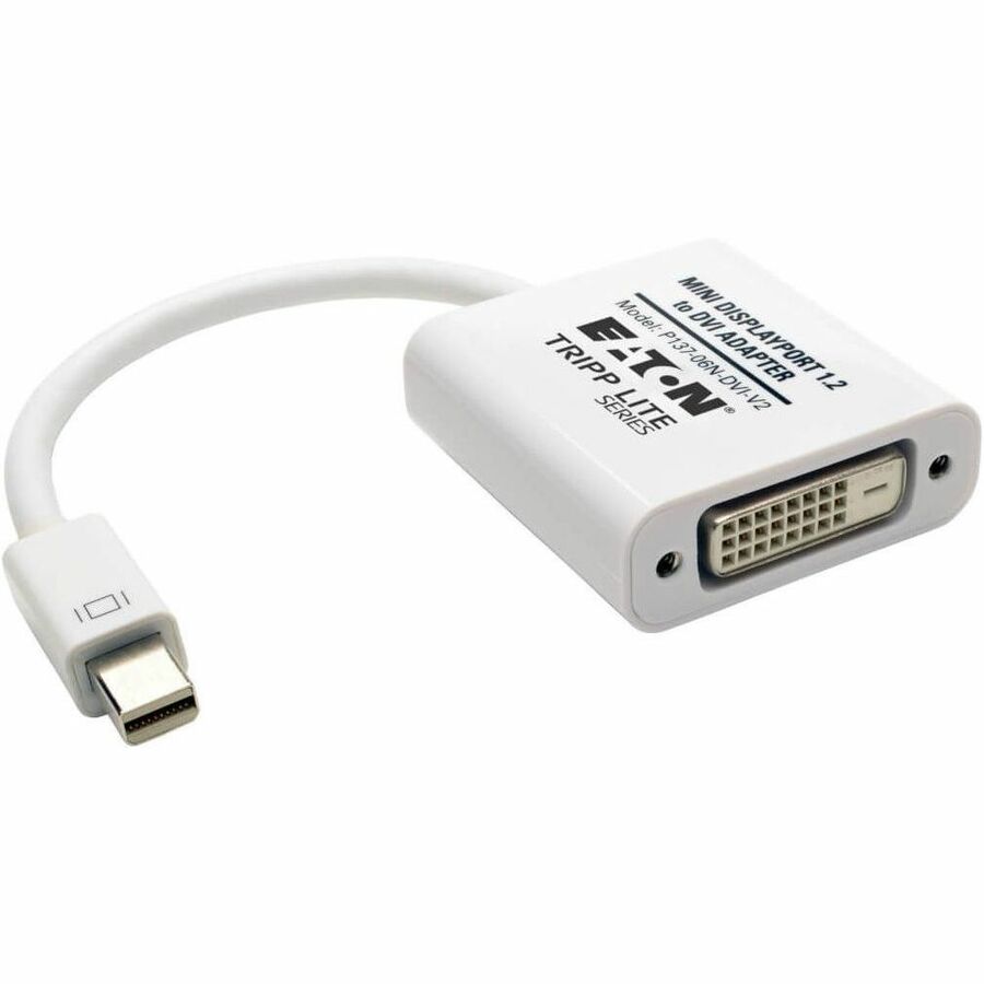 Tripp Lite Keyspan Mini DisplayPort to DVI Active Adapter Converter 6" Mini DP MDP to DVI Mini Dport - DisplayPort 1.2/DVI for Monitor, Computer - 2.16 GBps - 6" - 1 x Mini DisplayPort Male Digital Au - P137-06N-DVI-V2