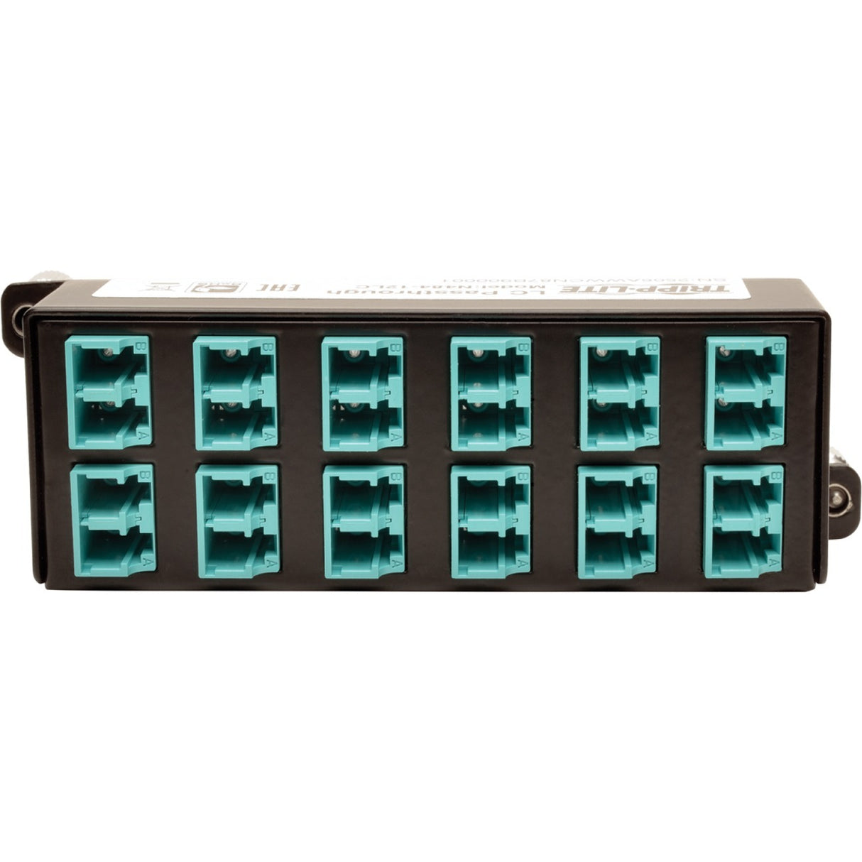 Tripp Lite 10GbE High Density Pass-Through Cassette 12 LC Duplex Connection - 12 LC Duplex Connection - N484-12LC