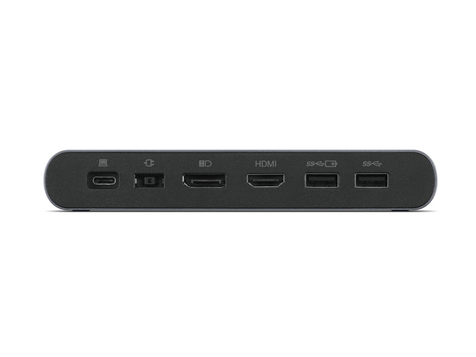 Lenovo USB-C Universal Business Dock Wired 2 x USB 3.2 Gen 2 (3.1 Gen 2) Type-C Grey - 40B30090US LENOVO
