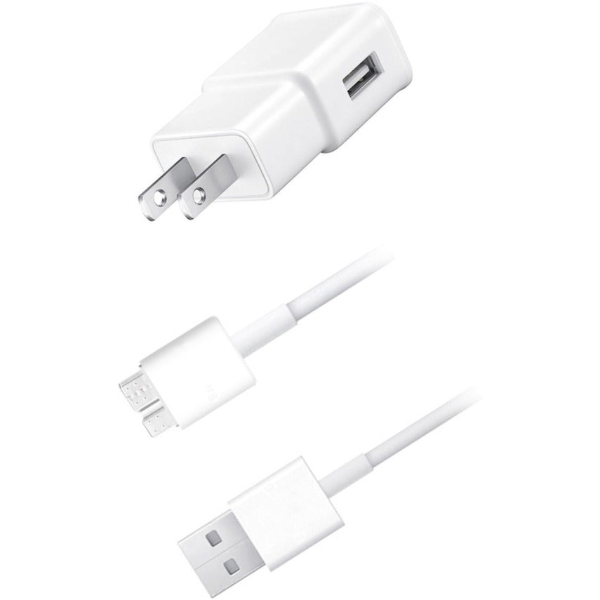 4XEM 3ft Samsung Cable and Fast Wall Charger kit - 4XEM 3ft data and sync Cable For Samsung S5 and 2A Samsung wall charger kit - 4XS5KIT