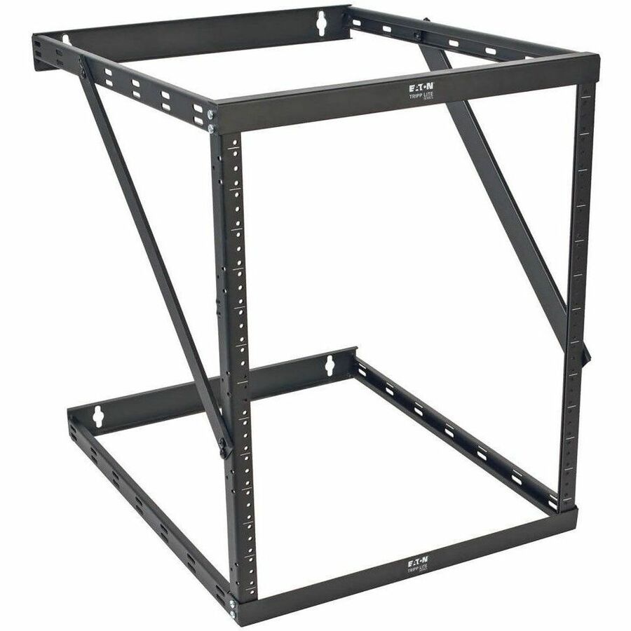 Tripp Lite 8U 12U 22U 2 Post Open Frame Rack Cabinet Expandable 23.5" Depth Wall Mount - For UPS, Patch Panel, LAN Switch - 22U Rack Height x 19" Rack Width x 23.50" Rack Depth - Wall Mountable - Blac - SRWO8U22DP
