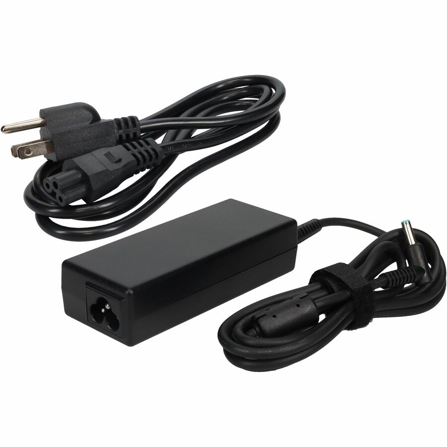 HP 710412-001 Compatible 65W 19V at 3.33A Black 4.5 mm x 3.0 mm Laptop Power Adapter and Cable - 100% compatible and guaranteed to work - 710412-001-AA